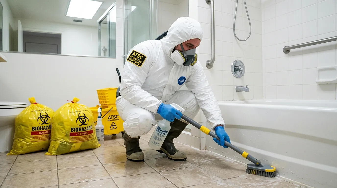 Decontamination equipment deployed for Blood Cleanup in Montclair